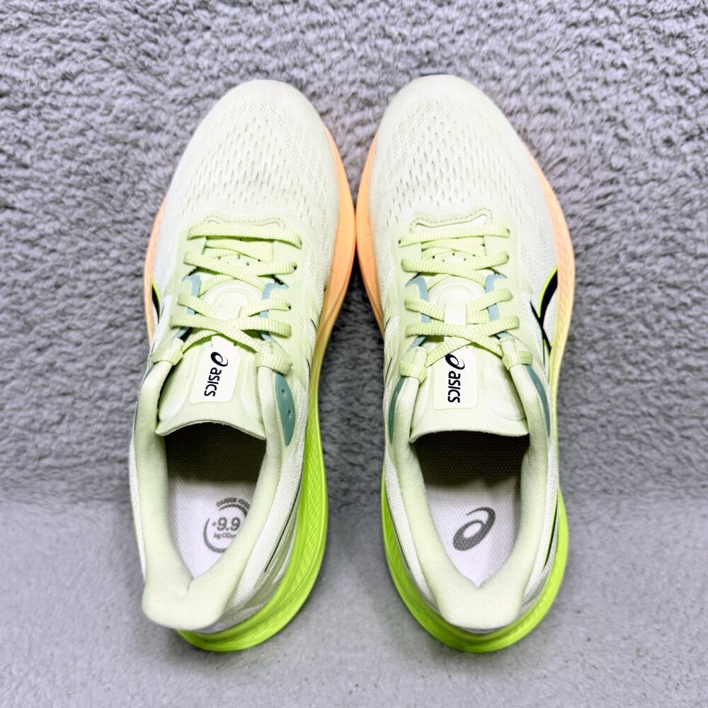 Asics GT-2000 12 Womens Size 10 Running Shoes Glow Yellow Green Aquamarine Mesh - Picture 5 of 9